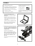 Preview for 9 page of NordicTrack E 16.7 Manual