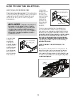 Preview for 18 page of NordicTrack E 16.7 Manual