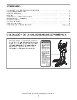 Preview for 2 page of NordicTrack E 7.1 Manual Del Usuario