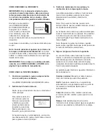 Preview for 17 page of NordicTrack E 7.1 Manual Del Usuario