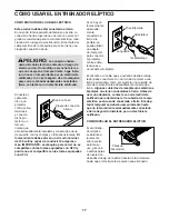 Preview for 17 page of NordicTrack E 7.7 (Spanish) Manual Del Usuario