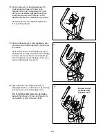 Preview for 15 page of NordicTrack E 8.5 (Dutch) Gebruikershandleiding