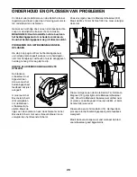 Preview for 28 page of NordicTrack E 8.5 (Dutch) Gebruikershandleiding