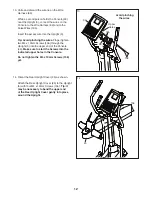 Preview for 12 page of NordicTrack E10 REAR DRIVE NTEVEL89909.2 User Manual