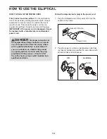 Preview for 14 page of NordicTrack E10 REAR DRIVE NTEVEL89909.2 User Manual