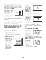 Preview for 18 page of NordicTrack E10 REAR DRIVE NTEVEL89909.2 User Manual