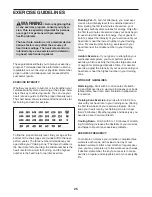 Preview for 25 page of NordicTrack E10 REAR DRIVE NTEVEL89909.2 User Manual