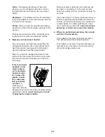 Preview for 19 page of NordicTrack E4.0 Elliptical User Manual