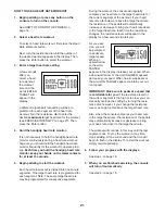 Preview for 21 page of NordicTrack E4.0 Elliptical User Manual