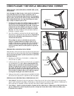 Preview for 21 page of NordicTrack E4.2 Elliptical (Spanish) Manual Del Usuario