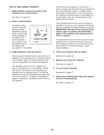 Preview for 18 page of NordicTrack E5 vi NTEL05609.0 User Manual