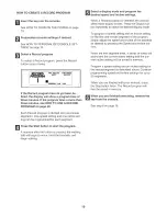 Preview for 19 page of NordicTrack Elite 2900 NTL16905.0 User Manual