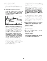 Preview for 20 page of NordicTrack Elite 7500 Treadmill User Manual