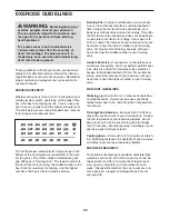 Preview for 29 page of NordicTrack Elite 7500 Treadmill User Manual