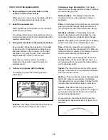 Preview for 17 page of NordicTrack Elite R110 NTEVEX89915.0 User Manual