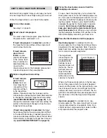 Preview for 17 page of NordicTrack EX 1000 Commercial PRO User Manual