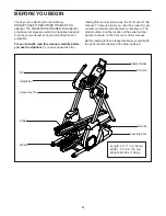 Preview for 4 page of NordicTrack Freestride Trainer F55i User Manual