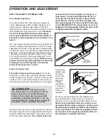 Preview for 17 page of NordicTrack Incline Trainer X9i Treadmill Manual