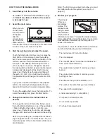 Preview for 21 page of NordicTrack Incline Trainer X9i Treadmill Manual