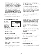 Preview for 27 page of NordicTrack Incline Trainer X9i Treadmill Manual