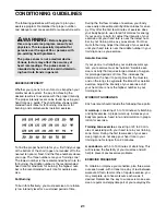 Preview for 21 page of NordicTrack NTC3015.0 User Manual