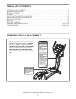 Preview for 2 page of NordicTrack NTEL00807.0 User Manual