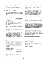 Preview for 18 page of NordicTrack NTEL00909.0 User Manual