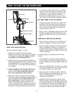 Preview for 7 page of NordicTrack NTXC80182 User Manual