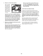 Preview for 20 page of NordicTrack T 7.2 NETL79811.1 User Manual