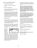 Preview for 21 page of NordicTrack T 7.2 NETL79811.1 User Manual