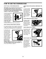 Preview for 12 page of NordicTrack U 60 NTEVEX78915.0 User Manual