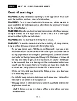 Preview for 3 page of NORDline RD190F Instruction Booklet