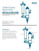 Nordson EFD 741MD-SS Series Installation Manual preview