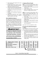 Preview for 19 page of Nordyne E2EB-010-HB Owner'S Manual & Installation Instructions