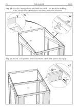 Preview for 20 page of Norfolk Greenhouses BCPOSW1280+G Assembly Instructions Manual