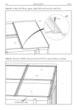 Preview for 22 page of Norfolk Greenhouses BCPOSW1280+G Assembly Instructions Manual