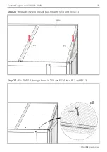 Preview for 23 page of Norfolk Greenhouses BCPOSW1280+G Assembly Instructions Manual