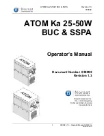 Norsat ATOM Ka Series Operator'S Manual preview