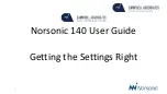 Preview for 1 page of Norsonic 140 User Manual