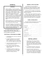 Preview for 5 page of Nortec GH 100 Installation, User & Maintenance Manual