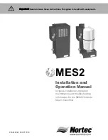 Preview for 1 page of Nortec MES2 Installation And Operation Manual