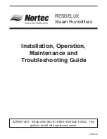 Preview for 1 page of Nortec RESDELUX Installation And Operation Manual