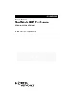 Preview for 1 page of Nortel DualMode 800 Maintenance Manual