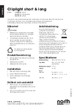 Preview for 2 page of North Light 18-3675-1 Quick Start Manual