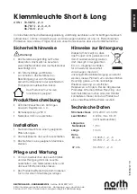 Preview for 5 page of North Light 18-3675-1 Quick Start Manual