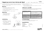 Preview for 2 page of North Light JY-0088A-12W-W-PIR Manual