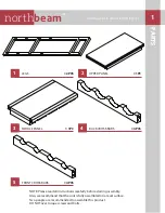 Preview for 2 page of Northbeam Berlin Bistro Wine Rack Assembly Instructions Manual