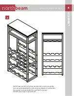 Preview for 5 page of Northbeam Berlin Bistro Wine Rack Assembly Instructions Manual