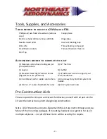 Preview for 4 page of Northeast Aerodynamics 2M Aquila F3A Assembly Manual