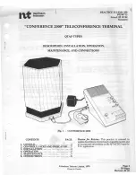 Preview for 1 page of Northern Telecom CONFERENCE 2000 Installation, Operation & Maintenance Instructions Manual